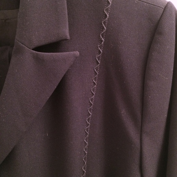 Navy blue Knee length blazer - Picture 4 of 6